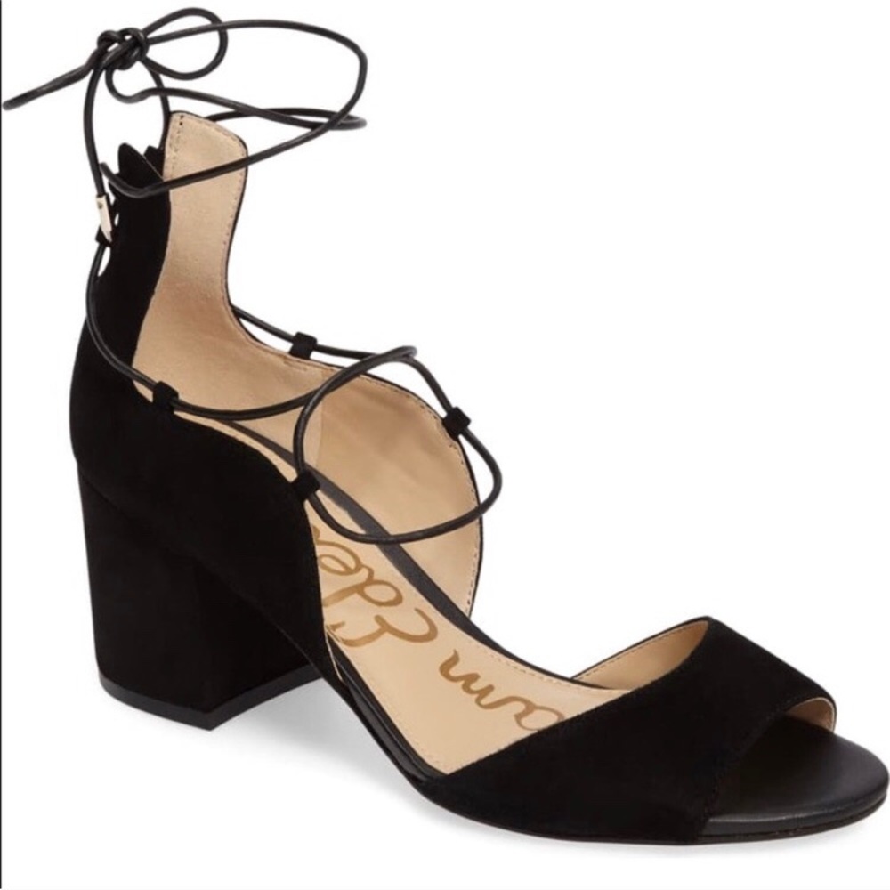 Sam Edelman Black lace up Sandals - Serene